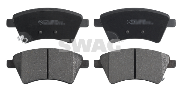 set placute frana,frana disc 84 91 6658 SWAG